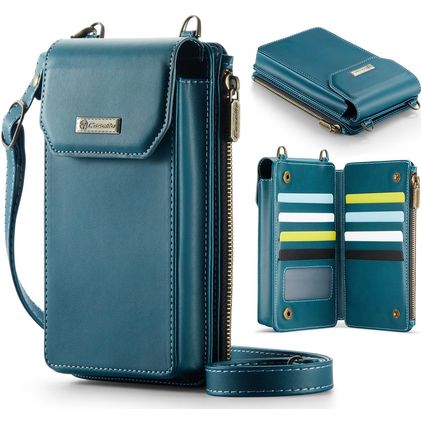CaseMe ME40 Crossbody Mobiltaske - Large - Grøn