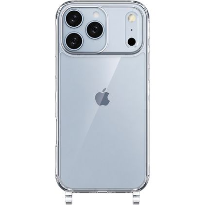 Mobigear Mix & Match Transparente iPhone 18 Pro Max TPU flexible Funda con cuerda - Transparente
