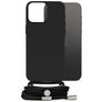 Mobilize Lanyard Gelly iPhone 14 Pro Max Joustava TPU Suojakuori kaulanauhalla - Musta