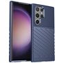Mobigear Groove Samsung Galaxy S24 Ultra TPU flexível Capa traseira - Azul