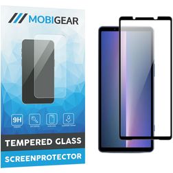 Mobigear Premium Sony Xperia 5 V Tempered Glass Screen Protector - Case Friendly - Black
