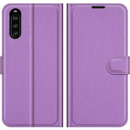 Mobigear Classic Sony Xperia 10 III Wallet case - Purple