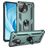 Mobigear Armor Ring Xiaomi Mi 11 Lite Funda Plástico rígido Carcasa Antigolpes con anillo - Verde