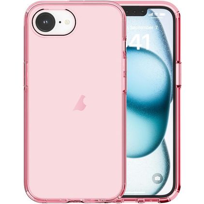 Mobigear Crystal iPhone 17e Funda Plástico rígido Carcasa - Rosa
