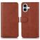 Mobigear Wallet iPhone 17 Funda tipo libro Cartera - Marrón