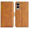 Mobigear Slim Magnet Samsung Galaxy S25 Edge Funda tipo libro Cartera - Coñac