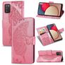 Mobigear Butterfly Samsung Galaxy A03s Etui z klapką typu portfel - Różowy
