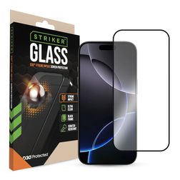 Striker Xtreme Impact iPhone 16 Pro Glas Skærmbeskytter - Case Friendly