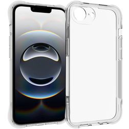 Mobigear Cushion Transparente iPhone 16e TPU flexível Capa traseira - Transparente