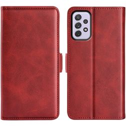 Mobigear Slim Magnet Samsung Galaxy A73 Funda tipo libro Cartera - Rojo