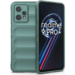 Mobigear Bumpy Realme 9 Pro Plus Elastyczne TPU Etui plecki - Zielony