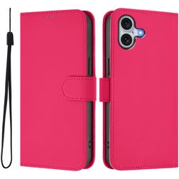 Mobigear Urban Wallet iPhone 16 Plus Knížkové pouzdro Peněženka - Purpurová