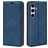 Mobigear Retro Slim Samsung Galaxy S24 FE Plånboksfodral med sedelfack - Mörkblå