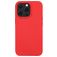 Mobigear Rubber Touch iPhone 14 Pro Silikoni Suojakuori - Punainen
