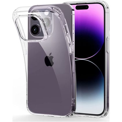 Mobigear Basics Läpinäkyvä iPhone 14 Plus Joustava TPU Suojakuori - Läpinäkyvä