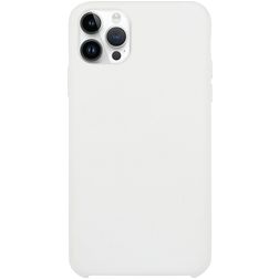 Mobigear Rubber Touch iPhone 15 Pro Max Silikon Zadní kryt - Bílá