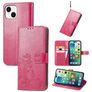Mobigear Clover iPhone 15 Funda tipo libro Cartera - Magenta