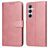 Mobigear Wallet Samsung Galaxy A56 Lompakkokotelo + Setelitasku - Ruusukulta