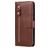 Mobigear Zipper Xiaomi Mi Note 10 Lite Wallet case - Brown