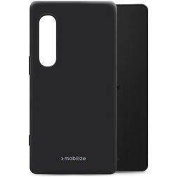 Mobilize Rubber Gelly Sony Xperia 1 VI Flexibel TPU Skal - Matt Black