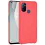 Mobigear Croco OnePlus Nord N100 Hårdt Bagsidecover - Rød