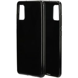 Mobiparts Classic Samsung Galaxy A41 TPU flexível Capa traseira - Preto