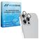 Mobigear Single iPhone 13 Pro Max Vidro temperado Protetor de lentes da câmara - Compatível com capas - Prateado