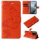 Mobigear Butterfly Xiaomi 14T Cover a libro portafoglio - Arancione
