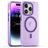 Mobigear Shockproof iPhone 16 Pro MagSafe TPU flexível Capa traseira - Roxo