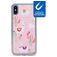 My Style Magneta iPhone X TPU flexível Capa traseira - Pink Alpaca