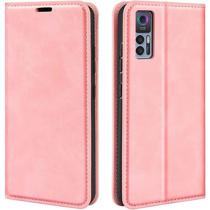Mobigear Retro Slim TCL 30 Plus Cover a libro portafoglio - Rosa