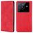 Mobigear Retro Slim Vivo X80 Pro Etui z klapką typu portfel - Czerwony