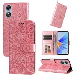 Mobigear Sunflower OPPO A17 Funda tipo libro Cartera - Magenta