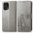 Mobigear Clover OPPO Find X5 Pro Capa livro Carteira - Cinzento