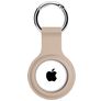Xccess Keychain Apple AirTag Cover Fleksibel Silikone Nøglering - Sand
