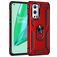 Mobigear Armor Ring OnePlus 9 Pro Funda Plástico rígido Carcasa Antigolpes con anillo - Rojo