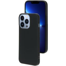Mobiparts iPhone 13 Pro Silikon Etui plecki - Czarny