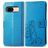 Mobigear Clover Google Pixel 8a Funda tipo libro Cartera - Azul