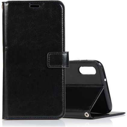 Mobigear Wallet Samsung Galaxy A10 Pungetui med Seddelrum - Sort