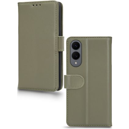 Mobilize Premium Gelly Samsung Galaxy S25 Edge Etui z klapką typu portfel - Zielony