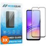 Mobigear Premium Samsung Galaxy A05 Tvrzené sklo Ochrana displeje - kompatibilní s pouzdry - Černá (3 ks)