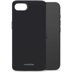 Mobilize Rubber Gelly iPhone 16e Flexibilní TPU Zadní kryt - Černá