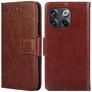 Mobigear Wallet OnePlus 10T Lompakkokotelo + Setelitasku - Ruskea
