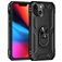 Mobigear Armor Ring iPhone 13 Mini Hårdt Bagsidecover Stødsikkert med ringholder - Sort