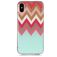 Mobigear Design iPhone XS Max TPU flexível Capa traseira - Tribal Stripe