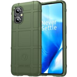 Mobigear Rugged Shield OPPO Reno 7 Lite Flexibel TPU Skal Stötsäkert - Grön