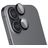 Mobiparts iPhone 17 Pro Vidro temperado Protetor de lentes da câmara - Compatível com capas - Preto