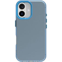 Mobigear Crystal iPhone 16 Funda Plástico rígido Carcasa - Azul