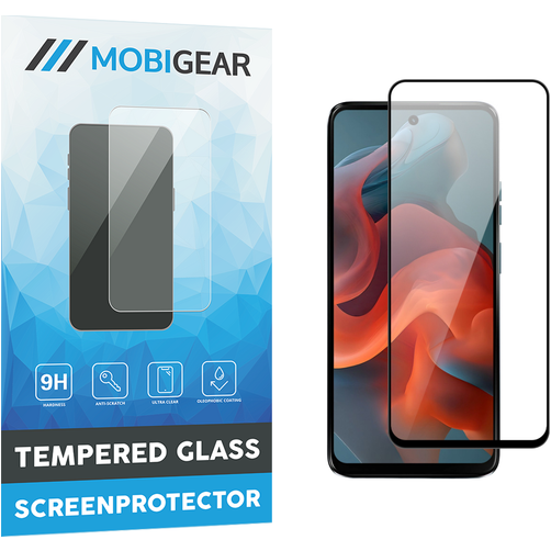Mobigear Premium Motorola Moto G34 Vetro Protezione schermo - Compatibile con le cover - Nero