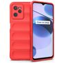 Mobigear Bumpy Realme C35 Fleksibel TPU Bagsidecover - Rød